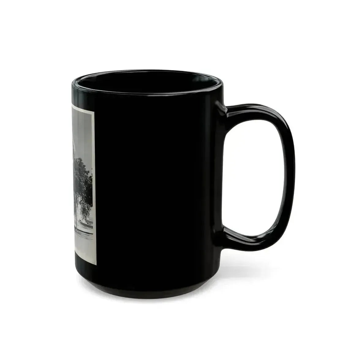 Adele Jergens #251 - B&W Full Body Cheesecake Photo (Vintage Female Icon) Black Coffee Mug - Go Mug Yourself