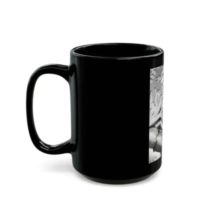 Adele Jergens #253 (Vintage Female Icon) Black Coffee Mug - Go Mug Yourself