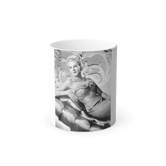 Adele Jergens #253 (Vintage Female Icon) Color Changing Coffee Mug 11oz - Go Mug Yourself