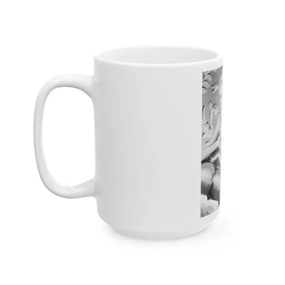 Adele Jergens #253 (Vintage Female Icon) White Coffee Mug - Go Mug Yourself