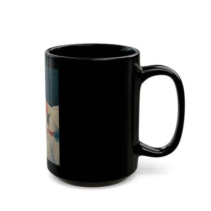 Adele Jergens #254 (Vintage Female Icon) Black Coffee Mug-Go Mug Yourself