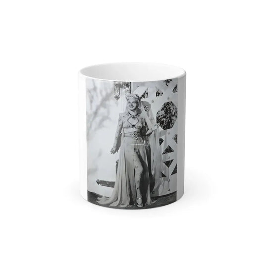 Adele Jergens #257 (Vintage Female Icon) Color Changing Coffee Mug 11oz - Go Mug Yourself