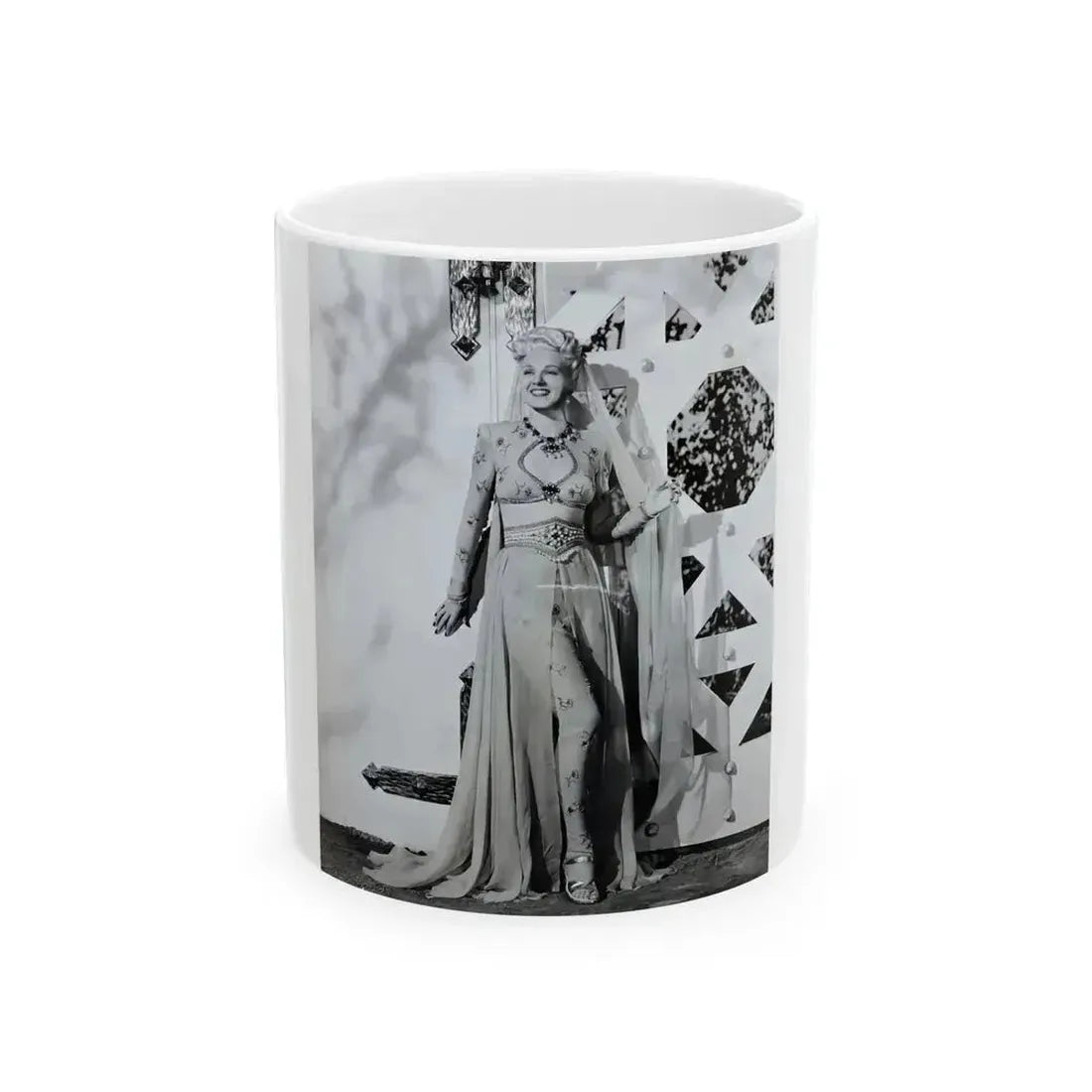 Adele Jergens #257 (Vintage Female Icon) White Coffee Mug 11oz - Go Mug Yourself