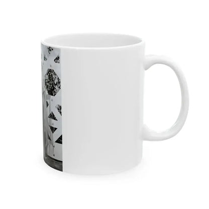Adele Jergens #257 (Vintage Female Icon) White Coffee Mug - Go Mug Yourself