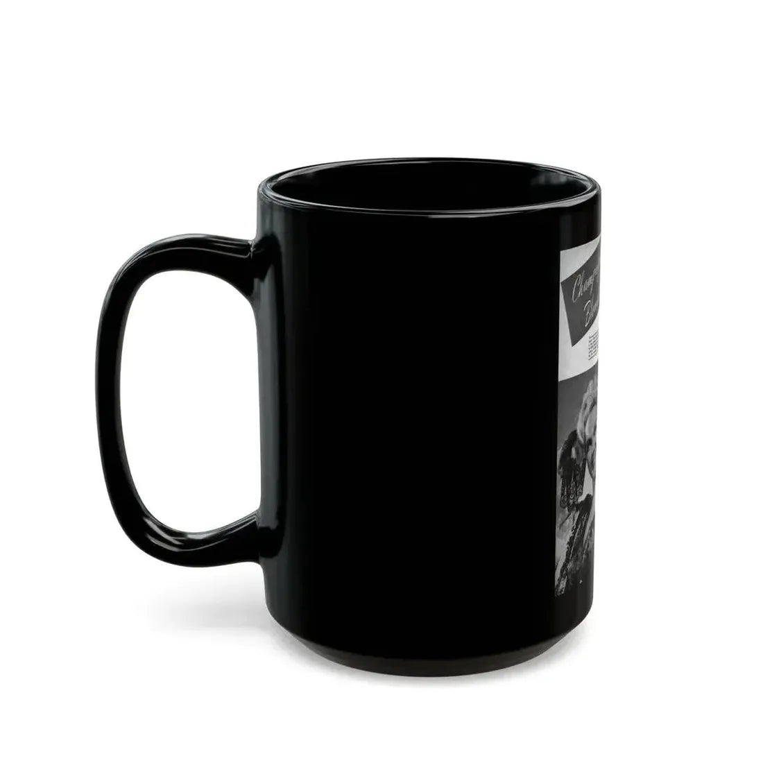 Adele Jergens #258 - 1 Page, 3 B&W Photos including Glamour & Pin-Up Photos also 2 Captions Circa 1947 Mag. Page (Vintage Female Icon) Black Coffee Mug - Go Mug Yourself