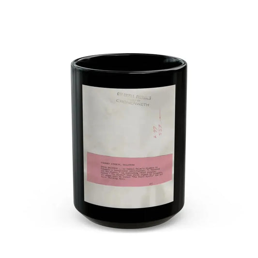 Adele Jergens #259 - 8x10 Vintage B&W Glamour Promo Photo for ''A Thousand And One Nights'' '45 Film_1 (Vintage Female Icon) Black Coffee Mug 15oz - Go Mug Yourself