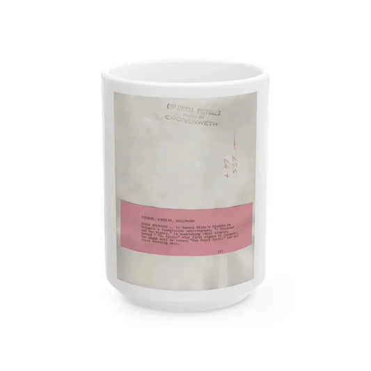 Adele Jergens #259 - 8x10 Vintage B&W Glamour Promo Photo for ''A Thousand And One Nights'' '45 Film_1 (Vintage Female Icon) White Coffee Mug 15oz - Go Mug Yourself