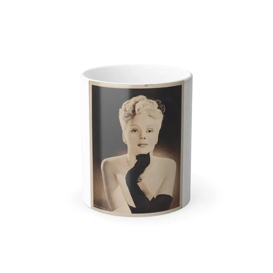 Adele Jergens #26 (Vintage Female Icon) Color Changing Coffee Mug 11oz - Go Mug Yourself