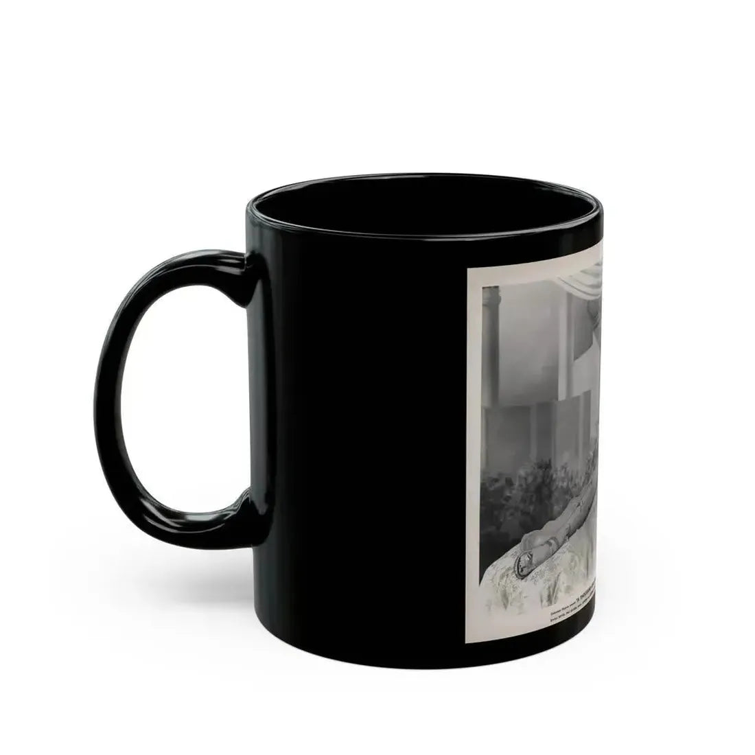 Adele Jergens #260 - 8x10 Vintage B&W Glamour Promo Photo for ''A Thousand And One Nights'' '45 Film (Vintage Female Icon) Black Coffee Mug - Go Mug Yourself