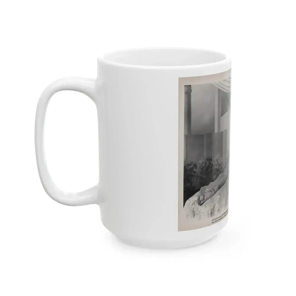 Adele Jergens #260 - 8x10 Vintage B&W Glamour Promo Photo for ''A Thousand And One Nights'' '45 Film (Vintage Female Icon) White Coffee Mug - Go Mug Yourself