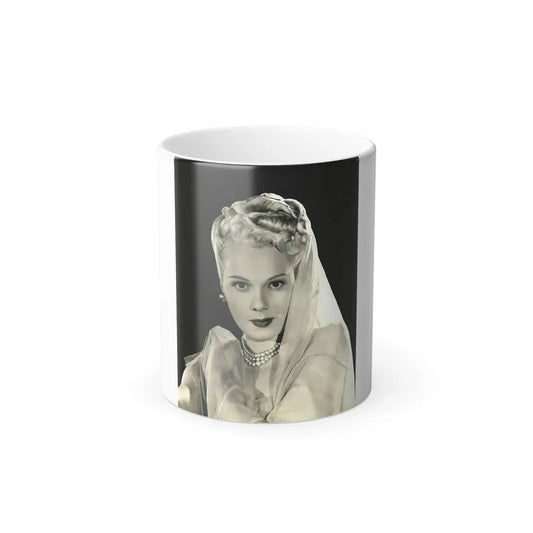 Adele Jergens #261 (Vintage Female Icon) Color Changing Coffee Mug 11oz - Go Mug Yourself
