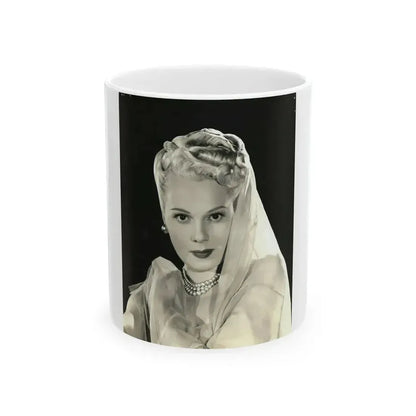 Adele Jergens #261 (Vintage Female Icon) White Coffee Mug 11oz - Go Mug Yourself