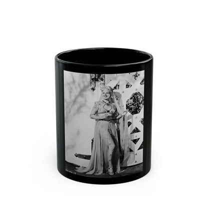 Adele Jergens #262 (Vintage Female Icon) Black Coffee Mug-11oz-Go Mug Yourself