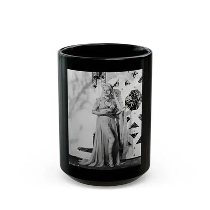 Adele Jergens #262 (Vintage Female Icon) Black Coffee Mug 15oz - Go Mug Yourself