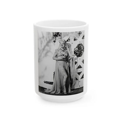 Adele Jergens #262 (Vintage Female Icon) White Coffee Mug-15oz-Go Mug Yourself