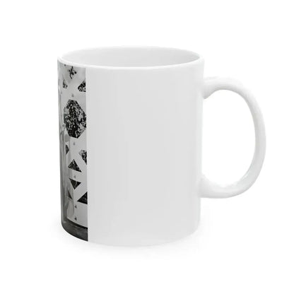 Adele Jergens #262 (Vintage Female Icon) White Coffee Mug - Go Mug Yourself