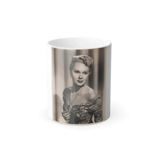 Adele Jergens #264 - Vintage 8x10 B&W Glamour Portrait Promo Photo for ''Edge Of Doom'' '50 Film (Vintage Female Icon) Color Changing Coffee Mug 11oz - Go Mug Yourself