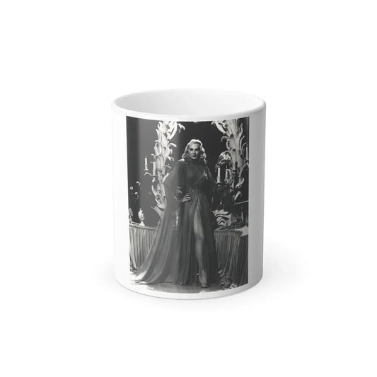 Adele Jergens #265 - Vintage 8x10 B&W Glamour Promo Photo for ''A Thousand And One Nights'' '45 Film (Vintage Female Icon) Color Changing Coffee Mug 11oz - Go Mug Yourself
