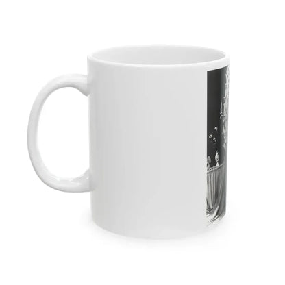 Adele Jergens #265 - Vintage 8x10 B&W Glamour Promo Photo for ''A Thousand And One Nights'' '45 Film (Vintage Female Icon) White Coffee Mug - Go Mug Yourself