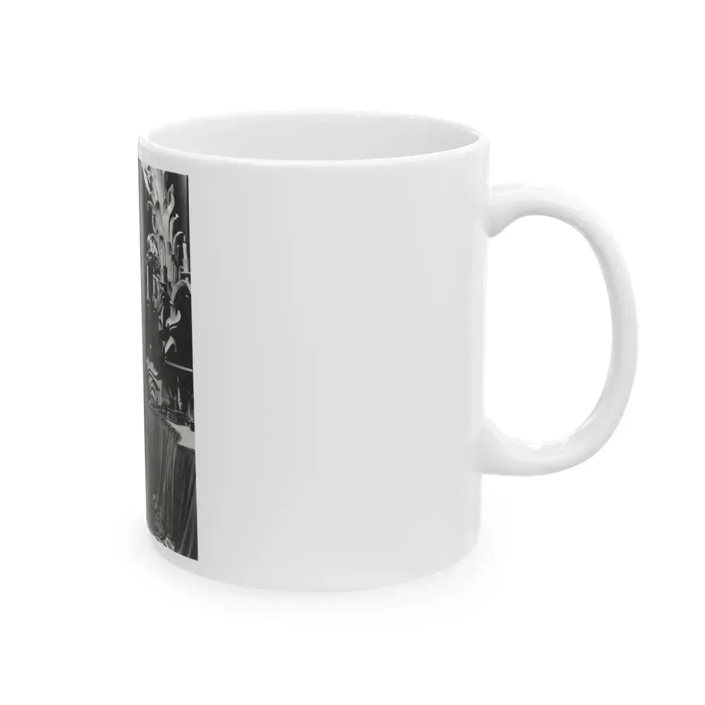 Adele Jergens #265 - Vintage 8x10 B&W Glamour Promo Photo for ''A Thousand And One Nights'' '45 Film (Vintage Female Icon) White Coffee Mug - Go Mug Yourself
