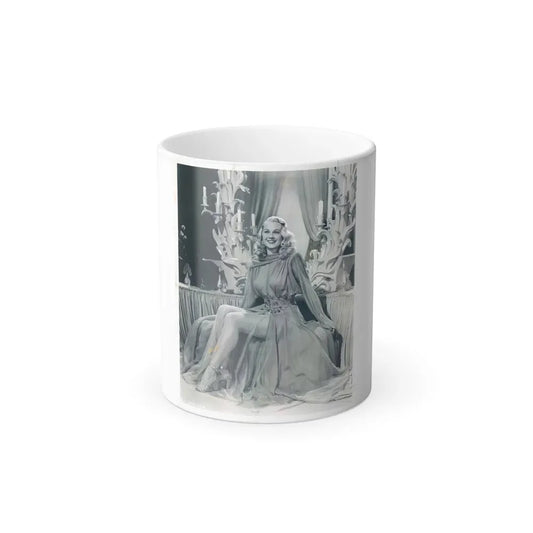 Adele Jergens #266 (Vintage Female Icon) Color Changing Coffee Mug 11oz - Go Mug Yourself