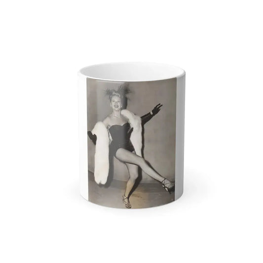 Adele Jergens #267 (Vintage Female Icon) Color Changing Coffee Mug 11oz - Go Mug Yourself