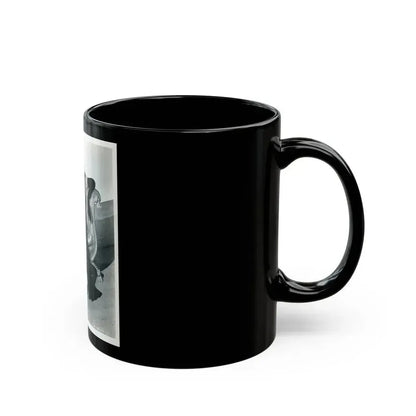 Adele Jergens #268 (Vintage Female Icon) Black Coffee Mug - Go Mug Yourself