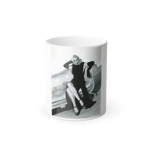 Adele Jergens #268 (Vintage Female Icon) Color Changing Coffee Mug 11oz - Go Mug Yourself