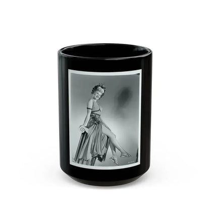 Adele Jergens #269 (Vintage Female Icon) Black Coffee Mug 15oz - Go Mug Yourself
