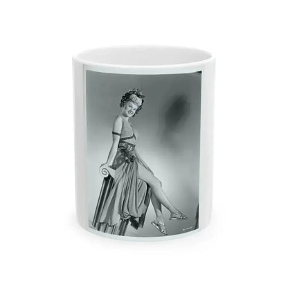Adele Jergens #269 (Vintage Female Icon) White Coffee Mug 11oz - Go Mug Yourself