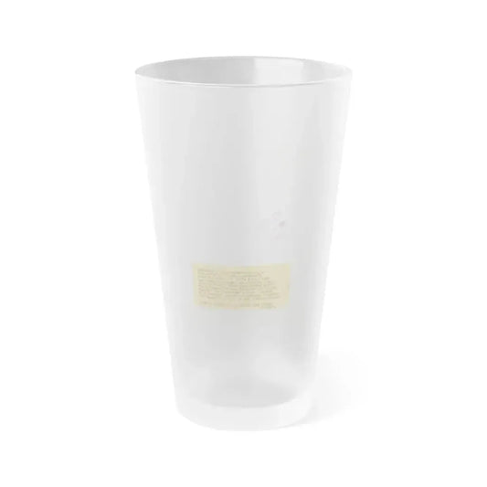 Adele Jergens #270 - 7x9 Vintage B&W Upper Body Glamour Photo from 4-2-52 1 (Vintage Female Icon) Frosted Pint Glass 16oz 16oz Frosted - Go Mug Yourself