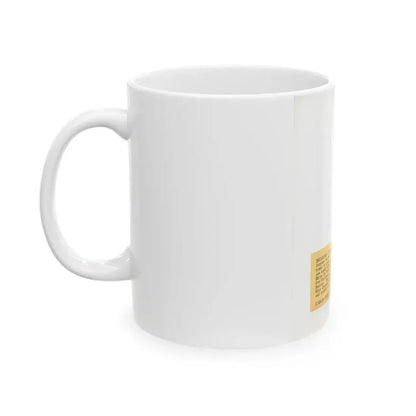 Adele Jergens #270 - 7x9 Vintage B&W Upper Body Glamour Photo from 4-2-52_1 (Vintage Female Icon) White Coffee Mug - Go Mug Yourself