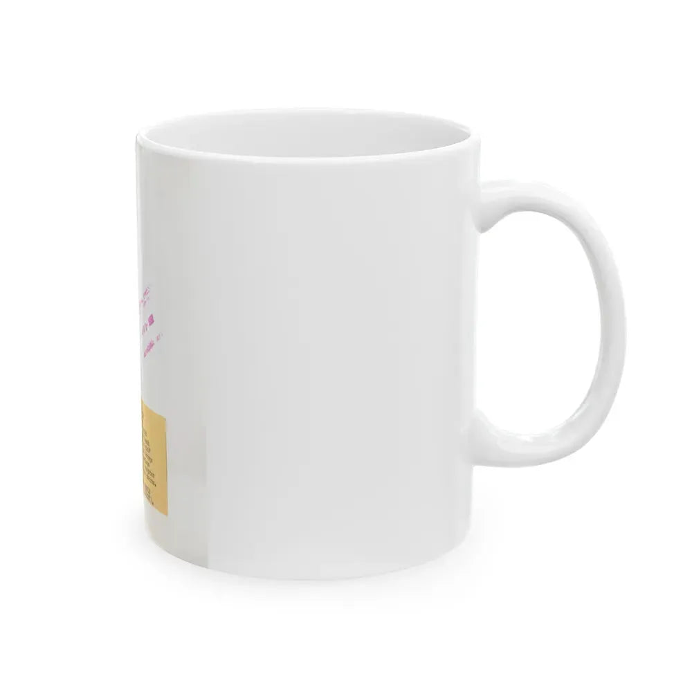 Adele Jergens #270 - 7x9 Vintage B&W Upper Body Glamour Photo from 4-2-52_1 (Vintage Female Icon) White Coffee Mug - Go Mug Yourself