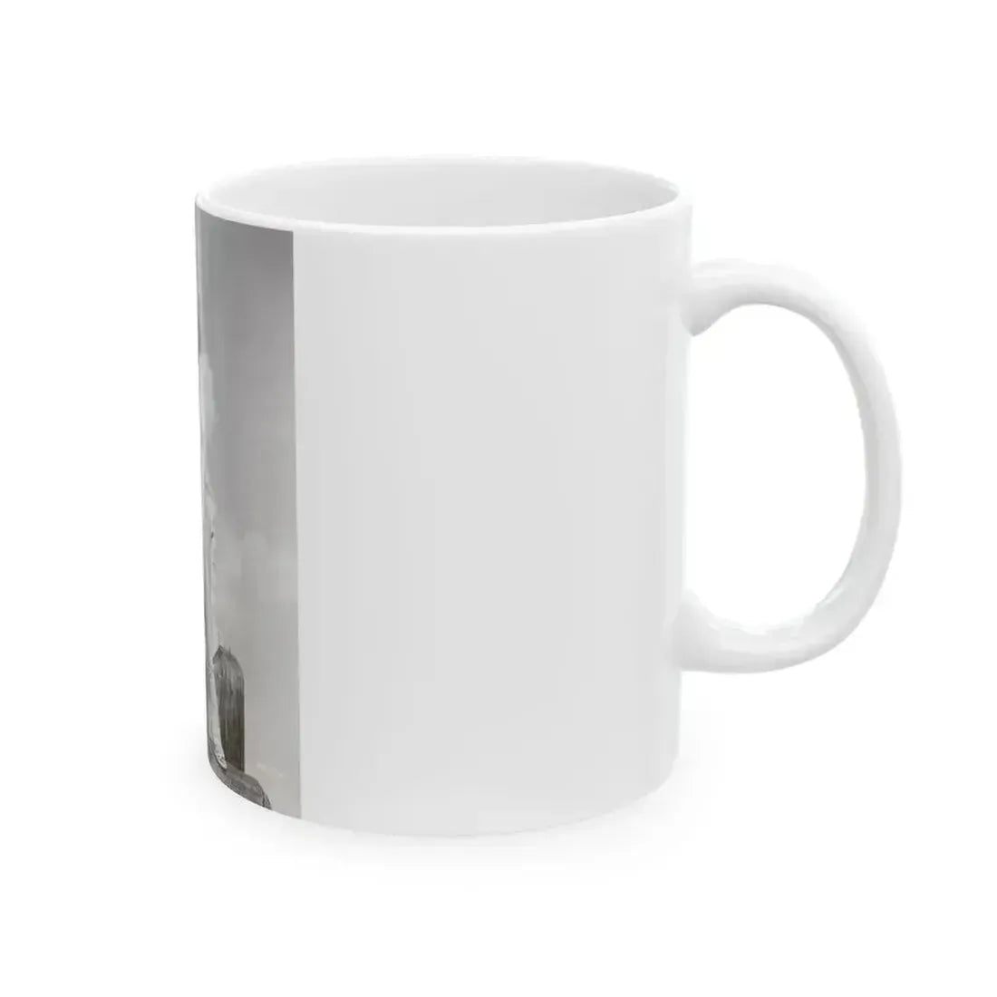 Adele Jergens #271 - 7x9 Vintage B&W Full Body Sandal Heel Clads, Feet & Leggy Photo from 4-2-52 (Vintage Female Icon) White Coffee Mug - Go Mug Yourself