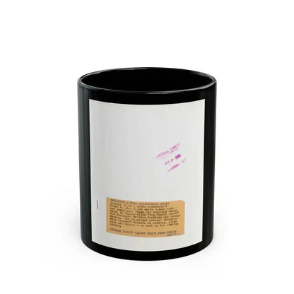 Adele Jergens #271 - 7x9 Vintage B&W Full Body Sandal Heel Clads, Feet & Leggy Photo from 4-2-52_1 (Vintage Female Icon) Black Coffee Mug 11oz - Go Mug Yourself