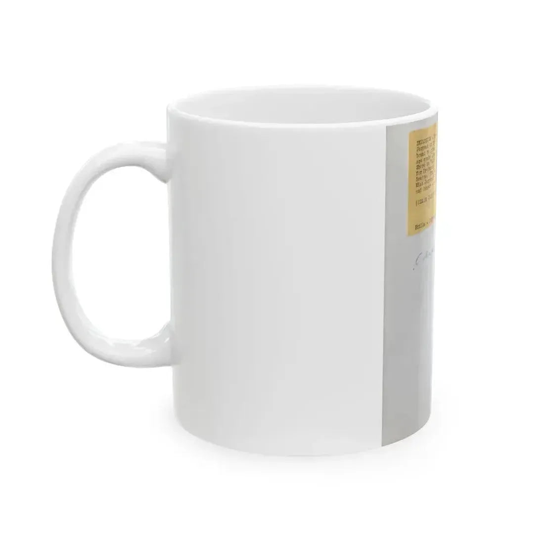 Adele Jergens #272 - 7x9 Vintage B&W Full Body Sandal Heel Clads, Feet & Leggy Photo from 4-24-52 (Vintage Female Icon) White Coffee Mug - Go Mug Yourself