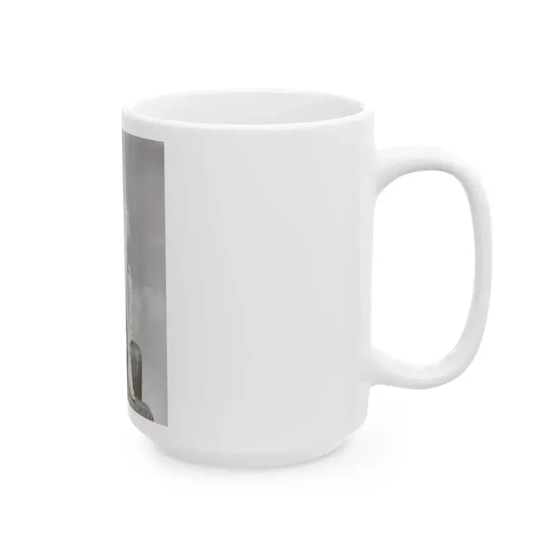 Adele Jergens #272 - 7x9 Vintage B&W Full Body Sandal Heel Clads, Feet & Leggy Photo from 4-24-52_1 (Vintage Female Icon) White Coffee Mug - Go Mug Yourself