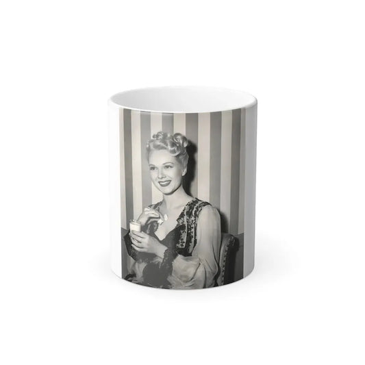 Adele Jergens #274 (Vintage Female Icon) Color Changing Coffee Mug 11oz - Go Mug Yourself