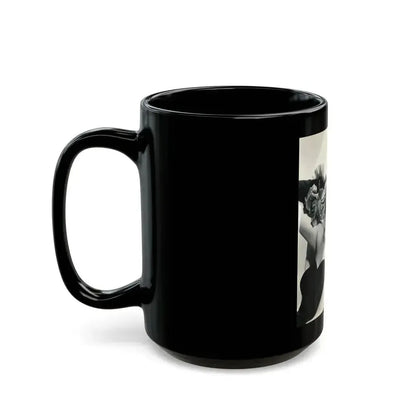 Adele Jergens #276 (Vintage Female Icon) Black Coffee Mug - Go Mug Yourself