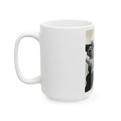 Adele Jergens #276 (Vintage Female Icon) White Coffee Mug - Go Mug Yourself