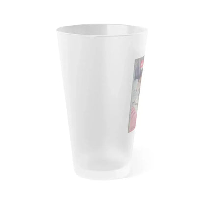 Adele Jergens #277 - Mag. Cover (Vintage Female Icon) Frosted Pint Glass 16oz - Go Mug Yourself