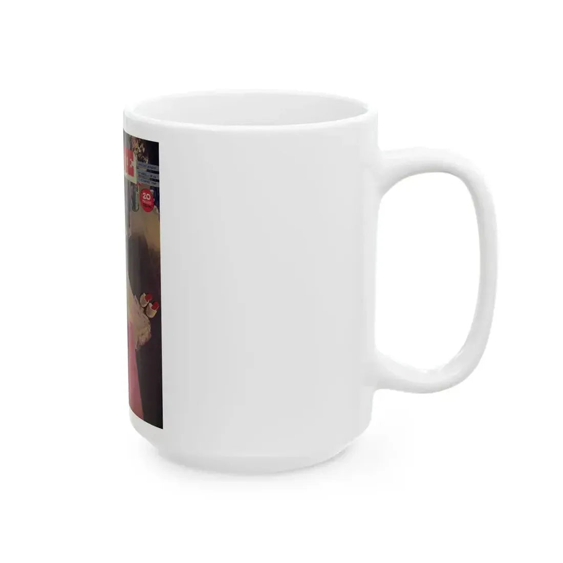 Adele Jergens #277 - Mag. Cover (Vintage Female Icon) White Coffee Mug - Go Mug Yourself