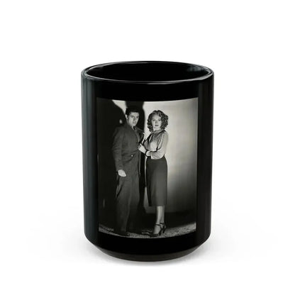 Adele Jergens #278 (Vintage Female Icon) Black Coffee Mug 15oz - Go Mug Yourself