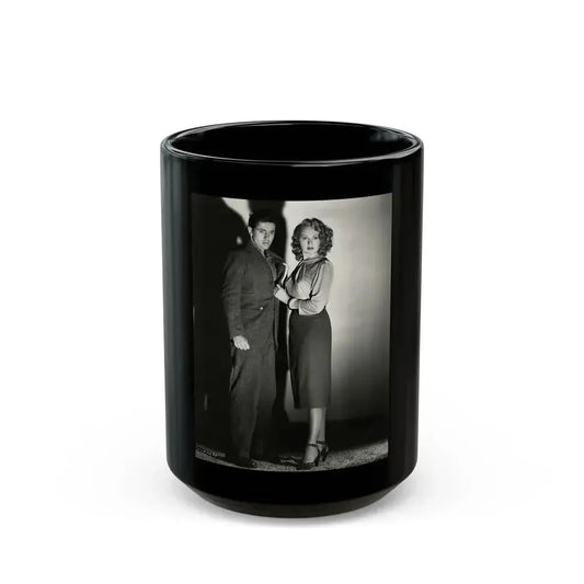 Adele Jergens #278 (Vintage Female Icon) Black Coffee Mug 15oz - Go Mug Yourself