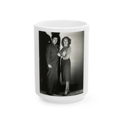 Adele Jergens #278 (Vintage Female Icon) White Coffee Mug 15oz - Go Mug Yourself