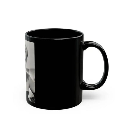 Adele Jergens #279 (Vintage Female Icon) Black Coffee Mug - Go Mug Yourself