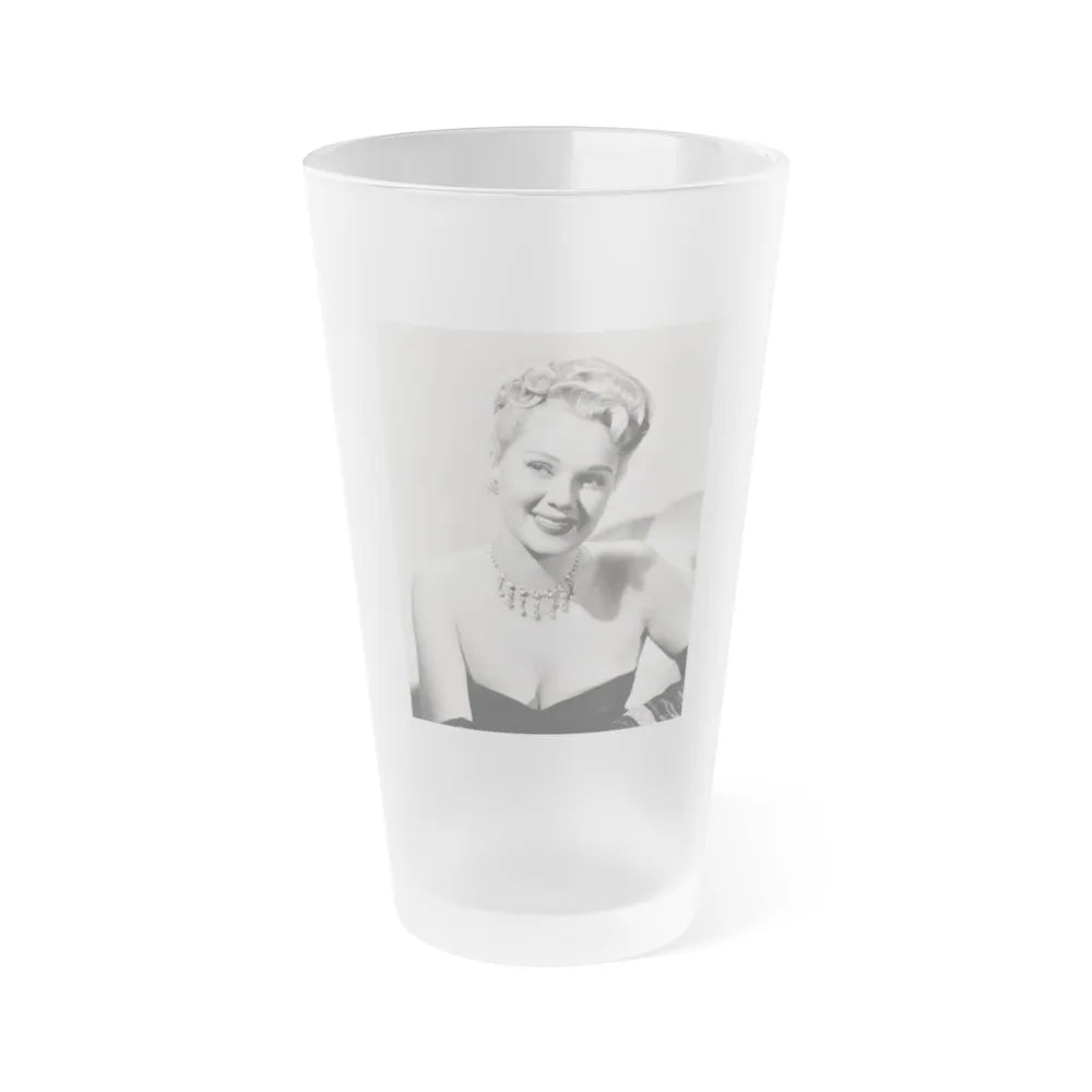 Adele Jergens #279 (Vintage Female Icon) Frosted Pint Glass 16oz-16oz-Frosted-Go Mug Yourself