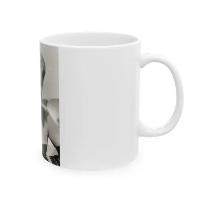 Adele Jergens #279 (Vintage Female Icon) White Coffee Mug - Go Mug Yourself