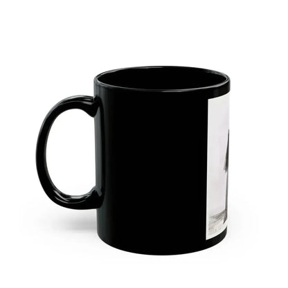 Adele Jergens #28 (Vintage Female Icon) Black Coffee Mug - Go Mug Yourself