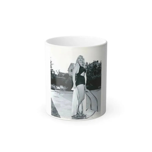 Adele Jergens #281 (Vintage Female Icon) Color Changing Coffee Mug 11oz - Go Mug Yourself